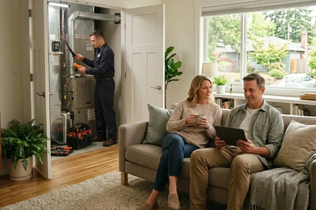 Coordinated home system maintenance saves money